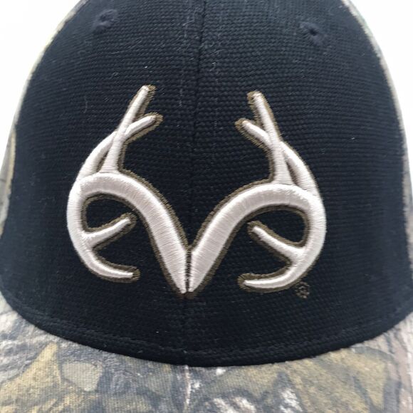 Realtree Camo Baseball Hat Stretch L/XL Trucker Hunting Fishing Dad Outdoor Cap - Picture 3 of 9